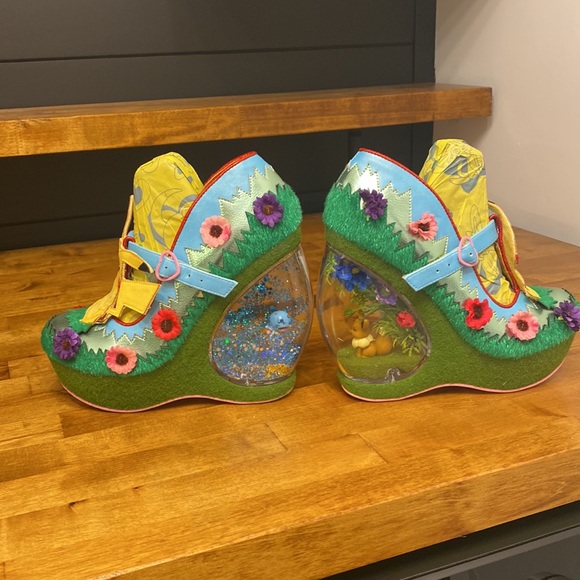 IRREGULAR CHOICE WOMENS POKEMON JOURNEY ON HIGH HEEL NIB - Picture 3 of 5